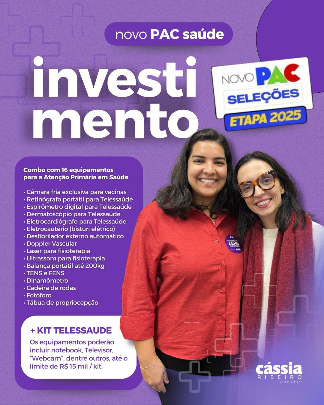 Mais saúde para Muriaé com investimentos do Novo PAC 2025